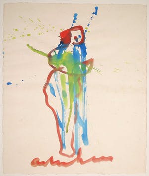 Anton Heyboer - Aquarel, Zonder titel kopen? Bied vanaf 150!