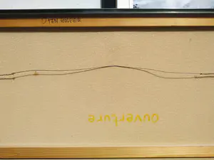 Ingeborg ten Hoopen - Schilderij met structuur. Blauw met wit kopen? Bied vanaf 500!