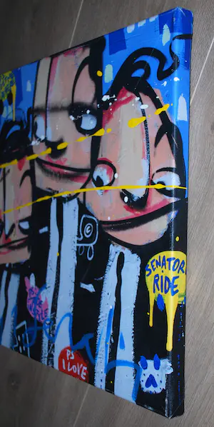Selwyn Senatori - Kia Picanto Senatori - bewerkte litho op canvas spieraam opl. 200 + XTRA servies kopen? Bied vanaf 350!
