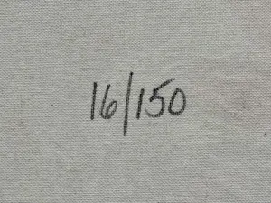 Linda Le Kinff - **handsignierte Originalgraphik auf Leinwand** kopen? Bied vanaf 250!