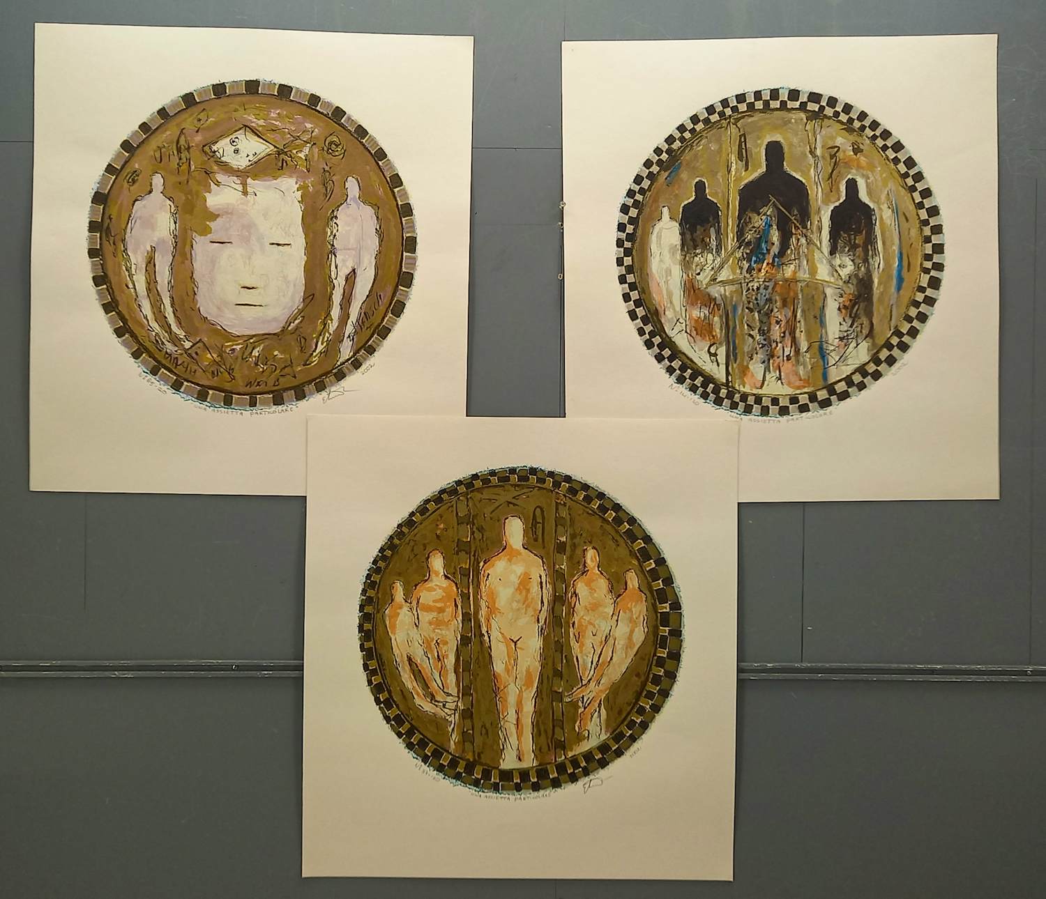 Eric Toebosch - Una Assietta Particolare, lot van 3 zeefdrukken kopen? Bied vanaf 45!