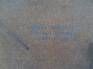 Albert Goethals - Gezicht op de Singel in Brugge kopen? Bied vanaf 10!