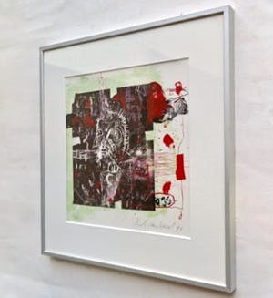 Rik van Iersel - Litho in lijst en Boek "Between seeing and saying" - Nieuwstaat kopen? Bied vanaf 33!