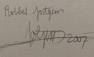 Robbert Fortgens - Olieverf op doek, De un pais azul (Zeer groot) kopen? Bied vanaf 500!