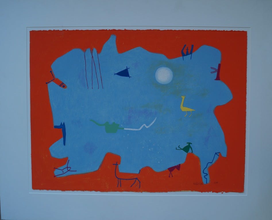 Jan Roede - Jan Roëde - gesigneerde zeefdruk -  kopen? Bied vanaf 95!