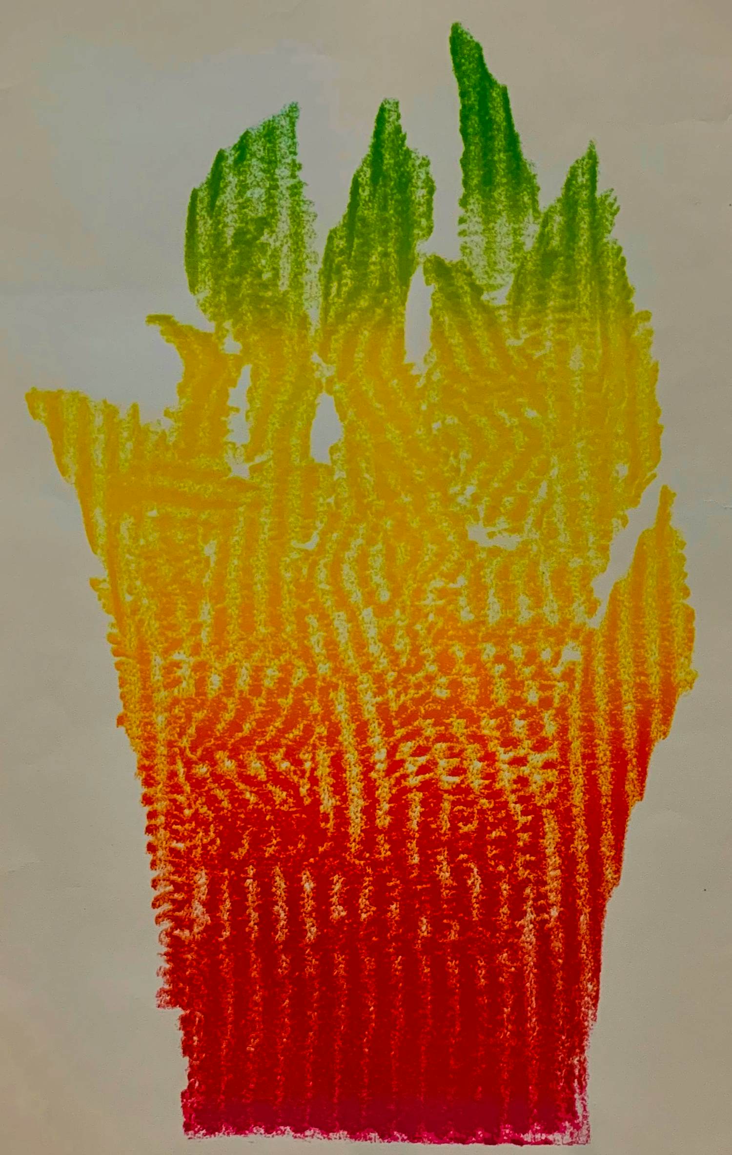 Heinz Mack - Zeefdruk: flammenhand kopen? Bied vanaf 450!