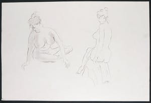 Jan Sluijters (jr.) - Potlood op papier, Naaktstudie kopen? Bied vanaf 1!