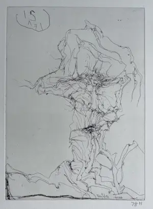 Horst Janssen - Tantchen memo - Signierte Original Radierung von 1971 kopen? Bied vanaf 90!