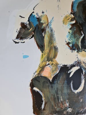 Theo Onnes - Cow - gesigneerd - 75 ex - groot kopen? Bied vanaf 1!