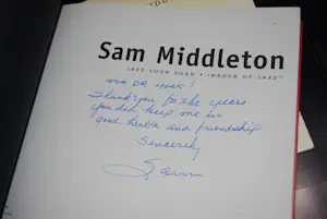 Sam Middleton - Gesigneerd met opdracht: h.c. Images of Jazz & Poems to Life 2003 kopen? Bied vanaf 50!