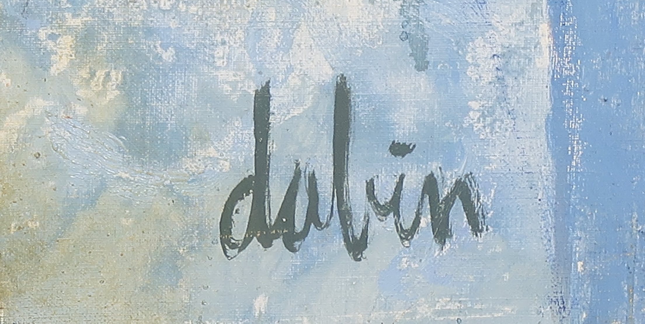 Joel Dabin - Olieverf op doek, Zonder titel - Ingelijst (Groot) kopen? Bied vanaf 500!