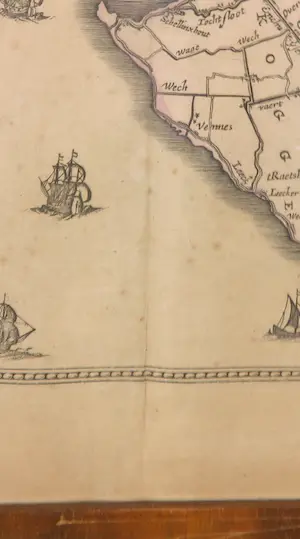 Pieter Mortier - Gravure, Kaart 'Noort Holland' - Ingelijst kopen? Bied vanaf 1!