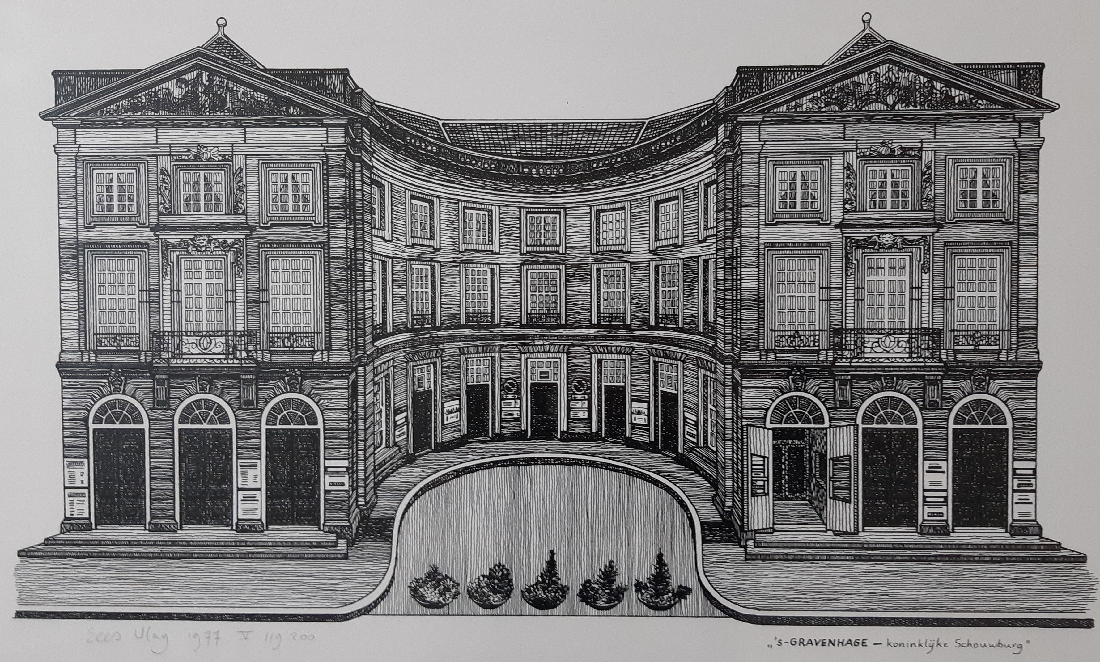 Sees Vlag - 's-Gravenhage Koninklijke Schouwburg verkocht voor € 75!