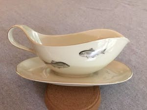 Heinrich & Co - Porseleinen visschaal met sauskom kopen? Bied vanaf 10!