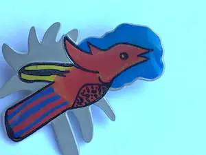 Corneille - Broche van Zilver met emaille kaufen? Bieten Sie von 60!