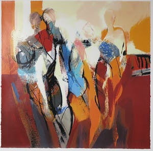 Peter Meijer - Zeefdruk, Afscheid - Ingelijst (Groot) kopen? Bied vanaf 50!