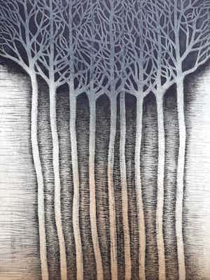 Alena Laufrova - Bomen. verkocht voor € 50!