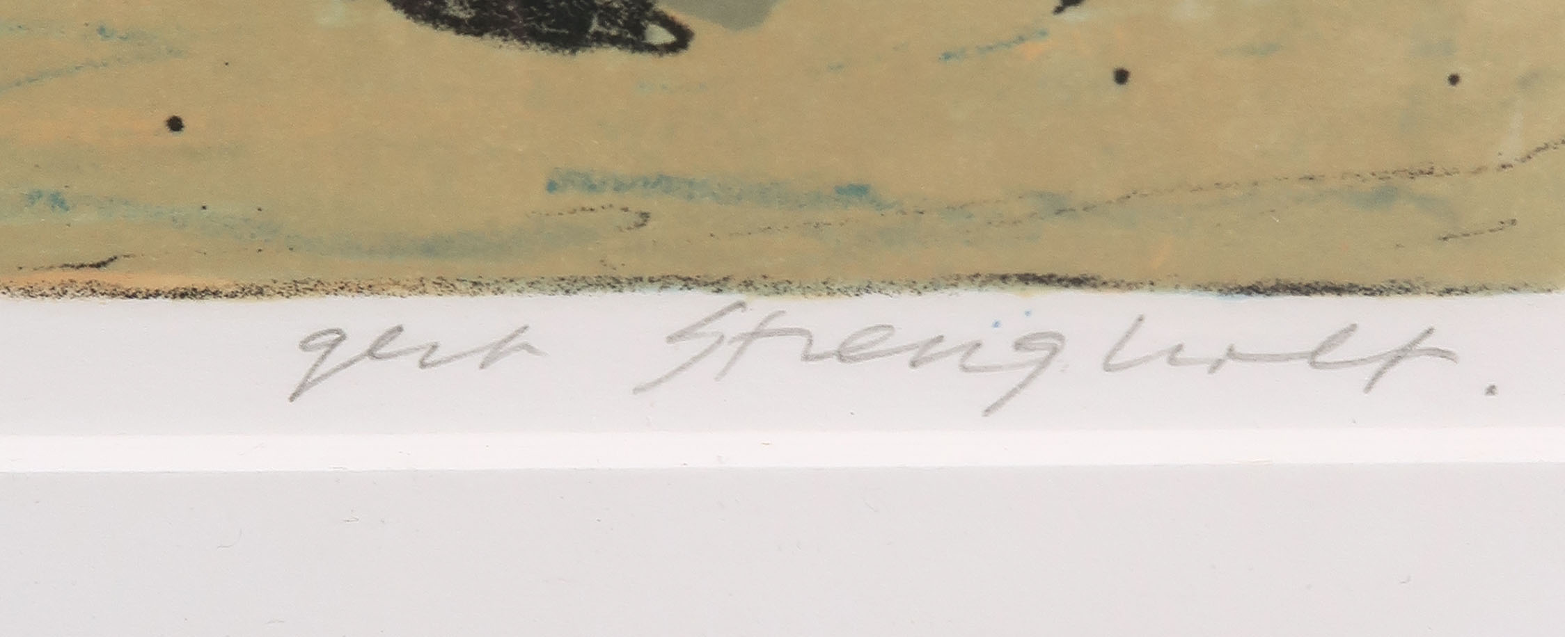 Gert Strengholt - Litho, Utrecht Stadswandeling - Ingelijst kopen? Bied vanaf 50!