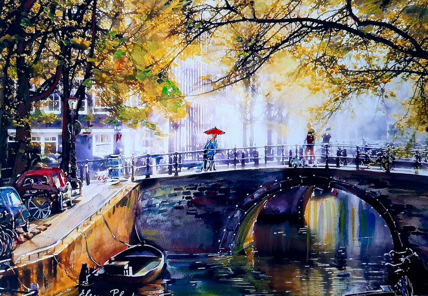 Elva Polyakova - Een brug in Amsterdam verkocht voor € 75!