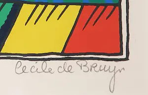 Cecile de Bruijn - Zeefdruk, Les Oiseaux - Ingelijst kopen? Bied vanaf 1!