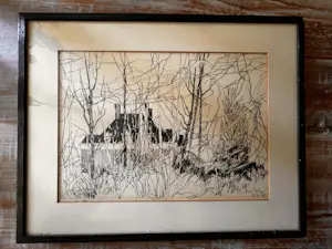 Kees Bol - Unieke pen- en inkttekening – met persoonlijk karakter kopen? Bied vanaf 119!