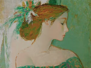 Sachiko Imai - Femme au Robe Verte kopen? Bied vanaf 35!