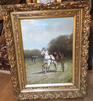 Klaas van Vliet - C4432, Pikeur in sulky achter dravend paard kopen? Bied vanaf 300!