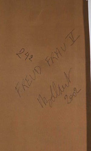 Jan Bollaert - Gemengde techniek op board, Freud Frau V (Groot) kopen? Bied vanaf 1!