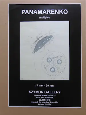 Panamarenko - LOT VAN 2 STUKS / ZELDZAME AFFICHES / 42x30cm / KLEINE OPLAGE kopen? Bied vanaf 1!