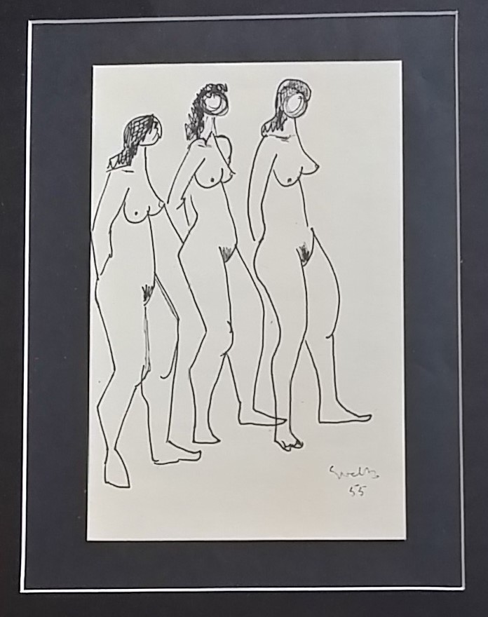 Siep van den Berg - 3 naakten kopen? Bied vanaf 100!