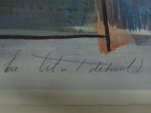 Rob van der Vijgh - Architect en Beeldend Kunstenaar GROTE Litho "le Lit" kopen? Bied vanaf 1!
