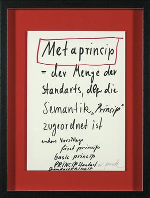A.R. Penck - Zeldzame handgesigneerde litho, Metaprincip kopen? Bied vanaf 1!