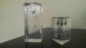 Iittala - Timo Sarpaneva 2 glazen kandelaars Arkipelago kopen? Bied vanaf 40!