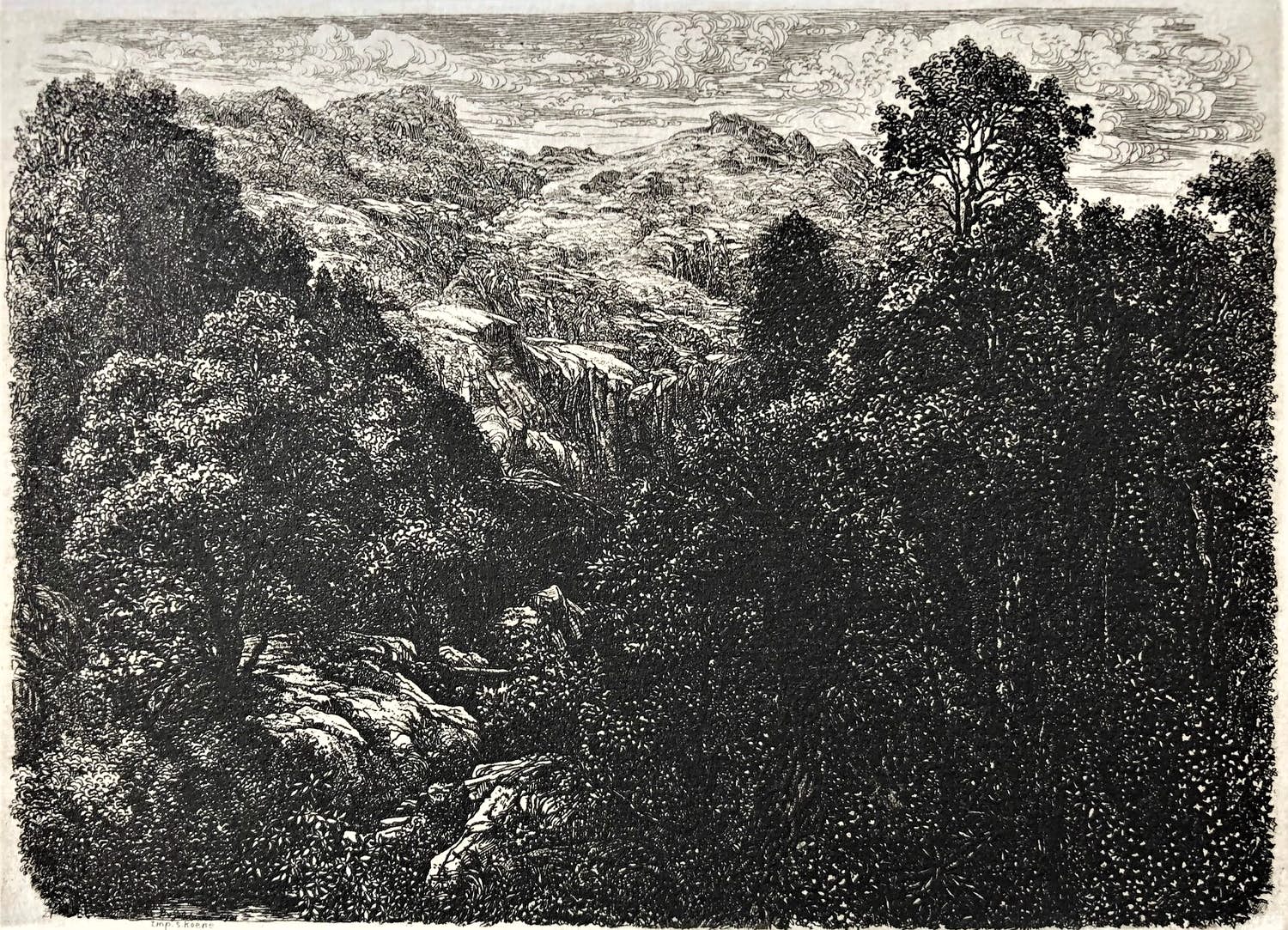 Dirk van Gelder - Berglandschap met verte verkocht voor € 75!