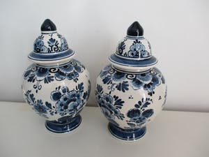 Potterie Oud Delft - 5 potterie objecten kopen? Bied vanaf 35!