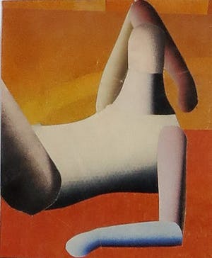 Elka Oudenampsen - Collage op paper, Zonder titel- Ingelijst kopen? Bied vanaf 1!