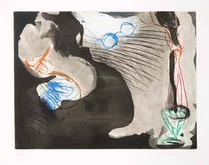 Ger Lataster - Kleurenets, Z.T. Abstracte voorstelling verkocht voor € 60!