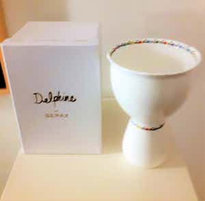 Delphine Boel - Vaas 'Love', met certificaat en verpakking, niet meer in handel verkocht voor € 59!