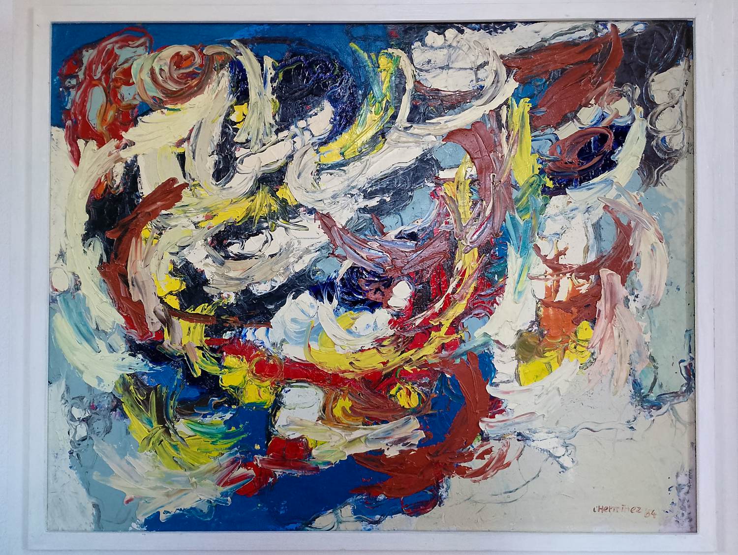 Theo  l' Herminez - Abstract verkocht voor € 200!