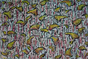 Jan Wolkers - Zeefdruk: Winterbeelden X - 1995 verkocht voor € 165!
