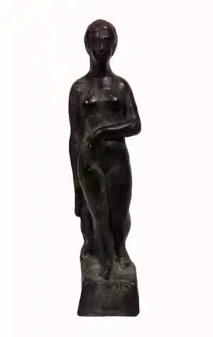 Gijsbert Jacobs van den Hof - Brons, Baadstertje verkauft für € 360!