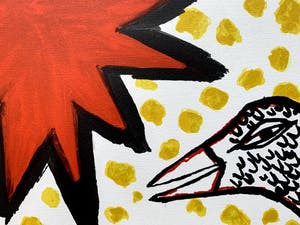 Corneille - kleurenzeefdruk - 'l'Étoile' - 1975 kopen? Bied vanaf 250!