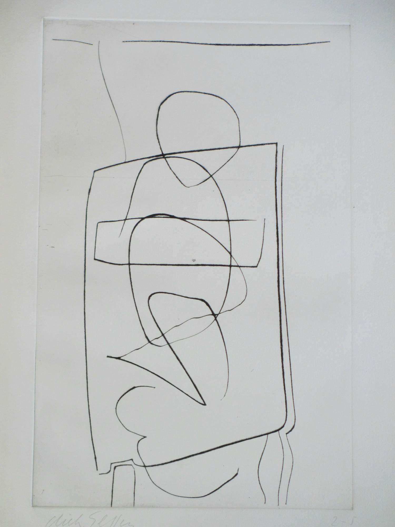 Buy Dick Elffers - Abstracte figuratie - Ets? Bid from 60!