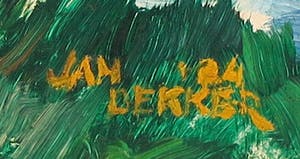Jan Dekker - Olieverf op Hardboard, Meerzicht, Ingelijst kopen? Bied vanaf 1!