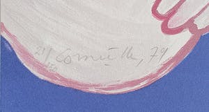 Corneille - Litho: 'La Femme Rose' a la Plage' - ingelijst kopen? Bied vanaf 465!