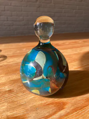 Mdina kunstglas - vintage Mdina glazen presse-papier, gemaakt door Michael Harris op Malta. kopen? Bied vanaf 55!