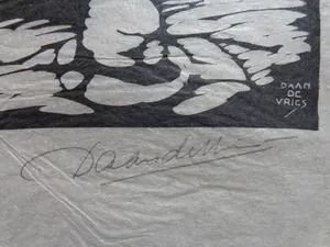 Daan de Vries - NAAKT / LOT VAN 3 STUKS / ZW-W HOUTSNEDE / SIG kopen? Bied vanaf 50!