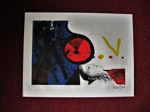 Stoyan Tsanev - Kunstacademie Warschau - Symbolisch abstract Litho - gesigneerd kopen? Bied vanaf 10!