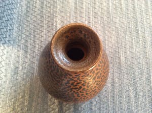 Niet of onleesbaar gesigneerd - Vaas met luipaard patroon kopen? Bied vanaf 1!