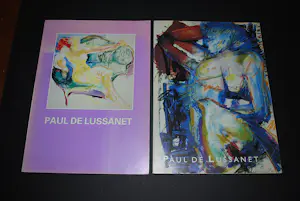 AcheterPaul de Lussanet - gesigneerde biografie, 2 catalogi en 2 uitnodigingskaarten? Enchérissez de 40!